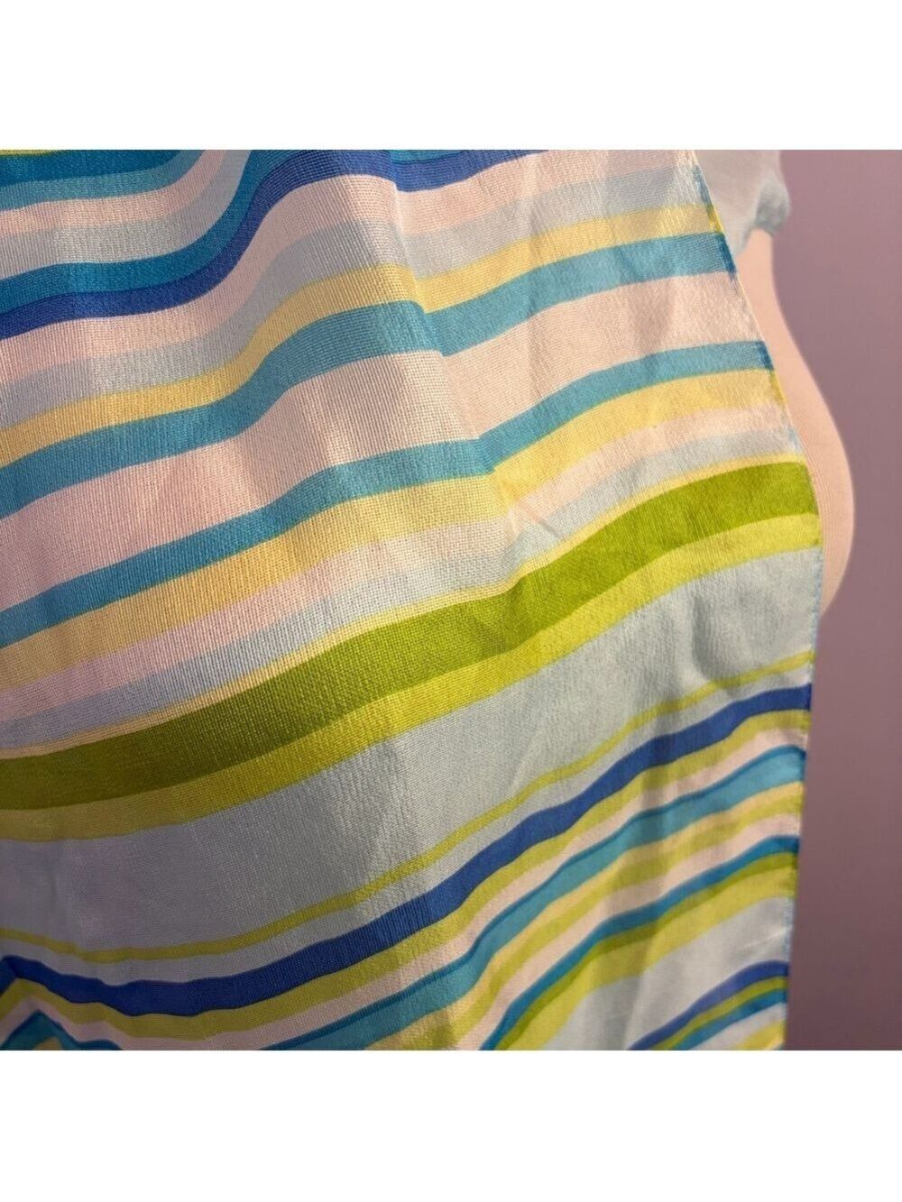 Talbots Striped Scarf,Beautiful - Picture 7 of 11